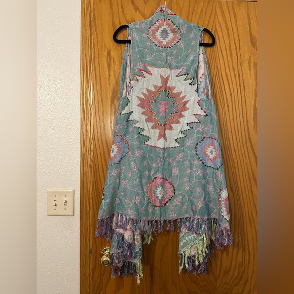 Raj Multicolor Patterned Rosie Thick Stitch Vest - NWT - OS - Picture 4 of 11